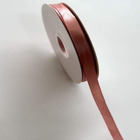 Лента атласная полиэстер 1см*80 ярдов, викторианская роза (3шт./упак.)