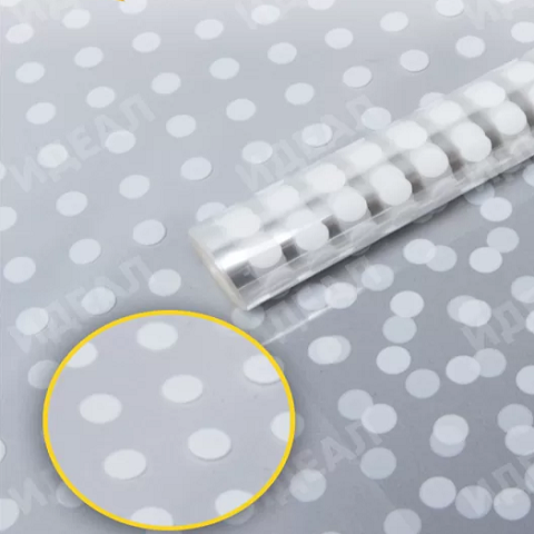 Пленка цветная Бисер 70см белый