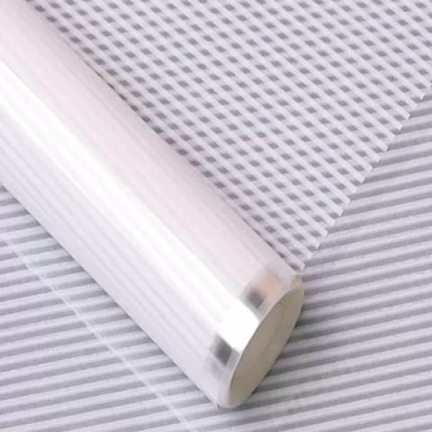 Пленка цветная Плиссе 70см белый