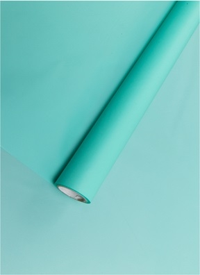 Пленка матовая 60 см × 10 м на втулке мятный