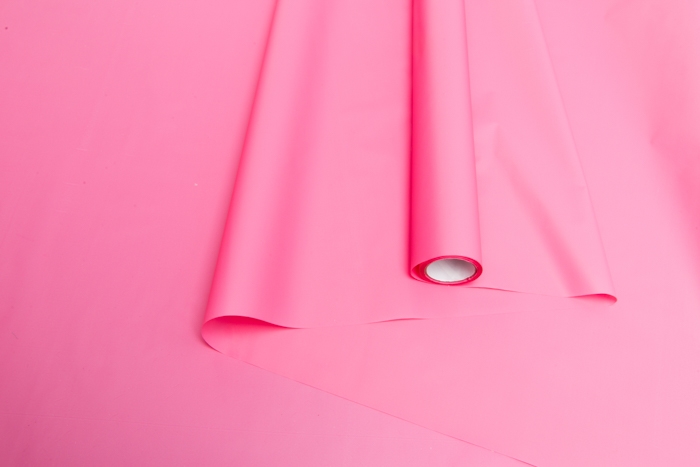 Пленка матовая 60 см × 10 м на втулке розовый туманный