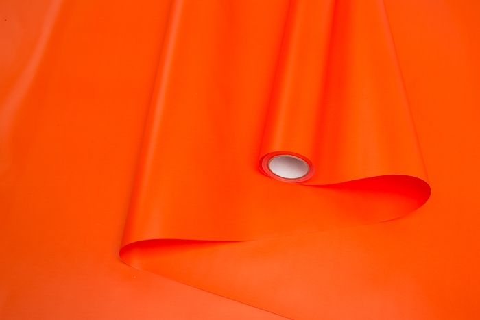 Пленка матовая Пастель 58 см × 10 м на втулке, оранжевый РЦ