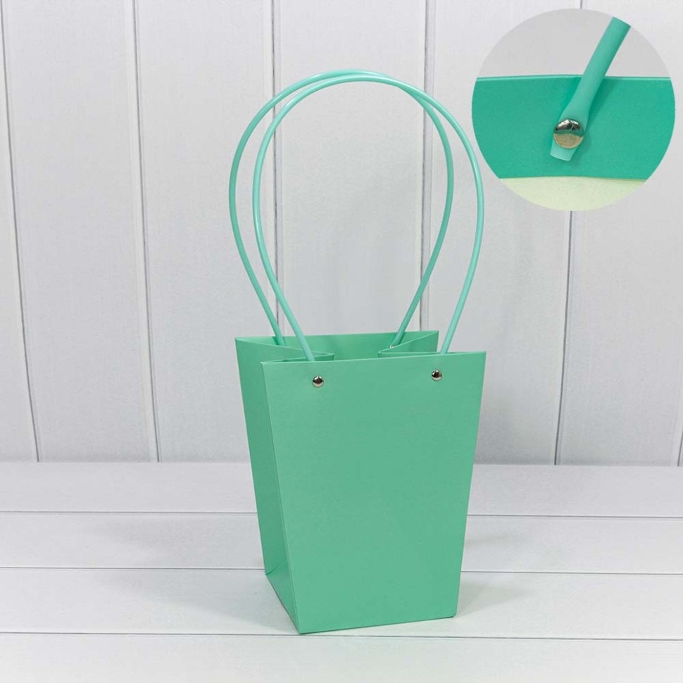 Сумка для цветов 20*17*12 см тиффани (5 шт)