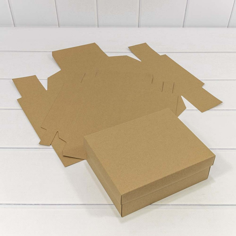 Коробка Прямоугольная 20*16*7 сборная Крафт