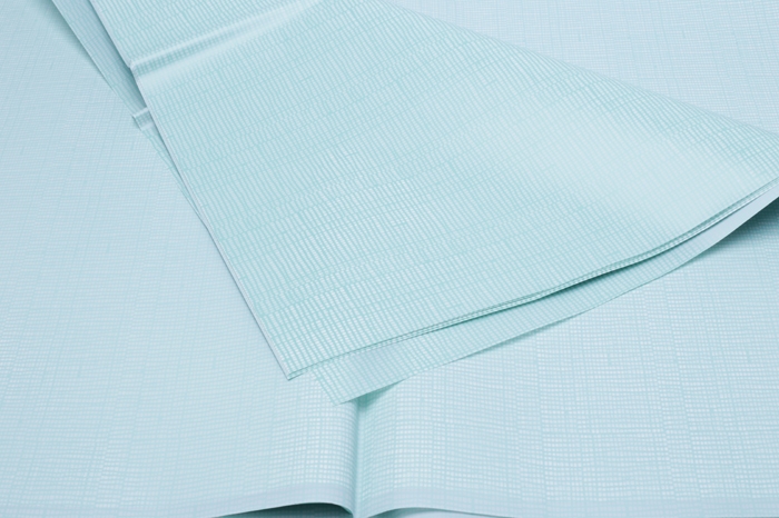 Пленка матовая 58*58 см 20 шт сетка голубой