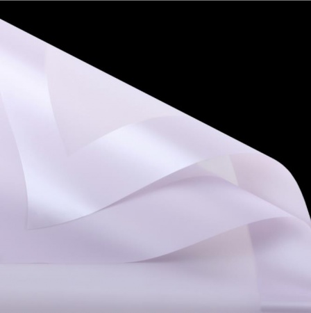 Упак. материал "Листовая пленка с широкой каймой", 58 х 58 см, 20 листов/упак., светло-сиреневый