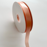 Лента атласная полиэстер 1см*80 ярдов, персиковый (3шт./упак.)