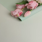 Пленка матовая 40мкм 58см х 10м Воздух морская волна