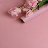 Пленка матовая 60см х 10м  на втулке розовый пыльный