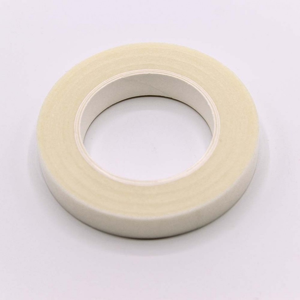 Лента для цветов Тейп 1,2см*25 ярд Белый