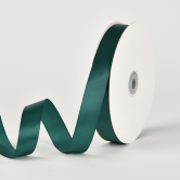 Лента атласная полиэстер 2,5см*80 ярдов, изумрудный (5шт./упак.)