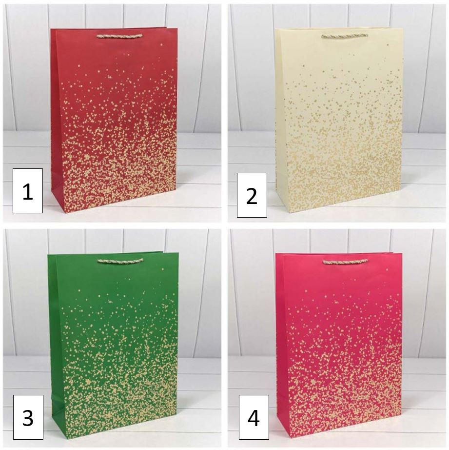 Пакет подарочный "Золотые вкрапления" (микс) 33*45*13