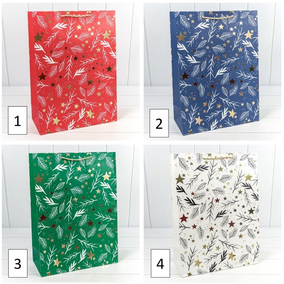 Пакет подарочный "Новый год" (микс 433) 33*45*15