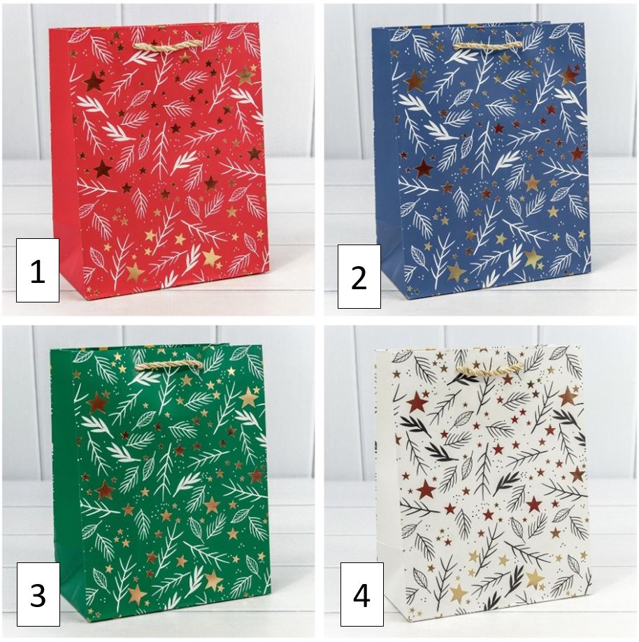 Пакет подарочный "Новый год" (микс 433) 18*23*10