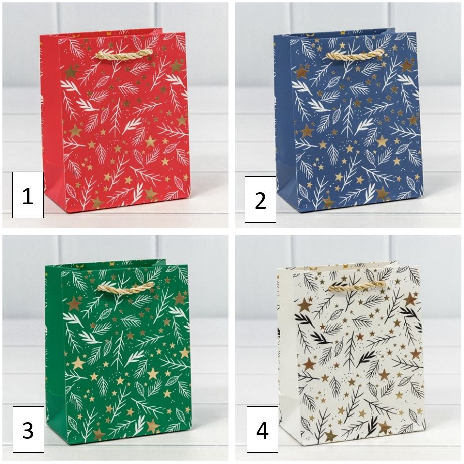 Пакет подарочный "Новый год" (микс 433) 12*15*6,7