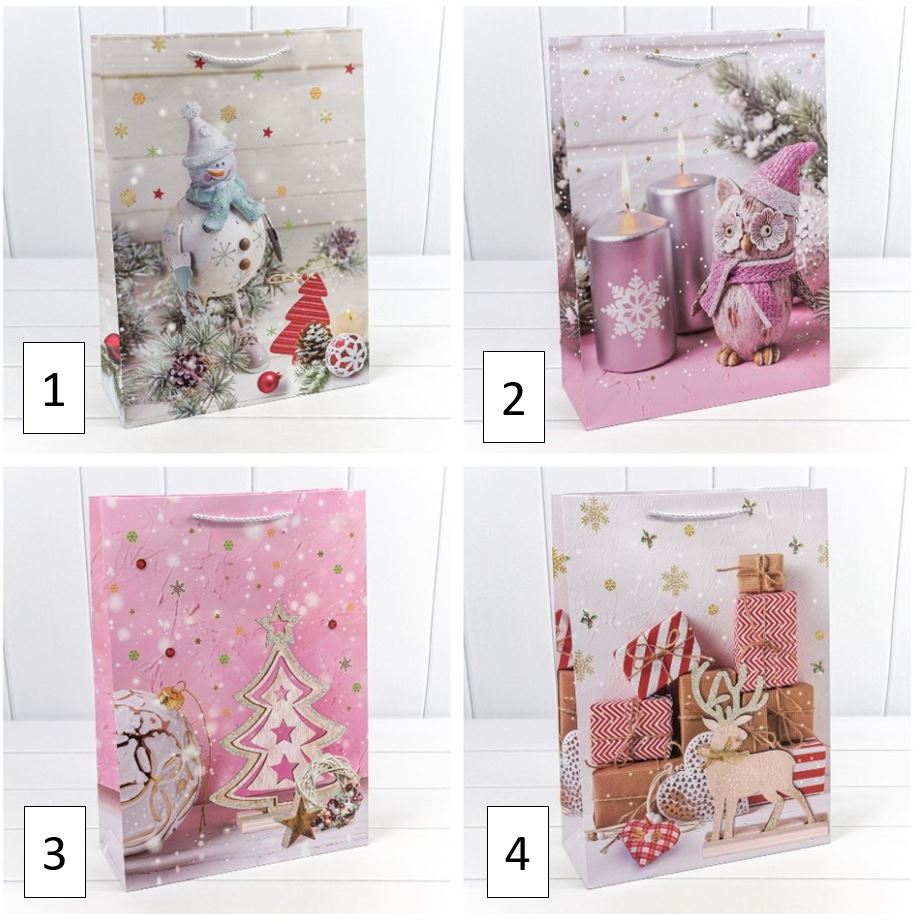 Пакет подарочный "Новый год" (микс 468) 30*41,5*12