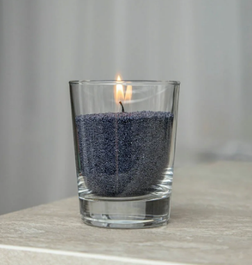 СВЕЧА НАСЫПНАЯ В ГРАНУЛАХ В ДОЙ-ПАКЕ С 12 ФИТИЛЯМИ 360 Г ГРАФИТОВЫЙ