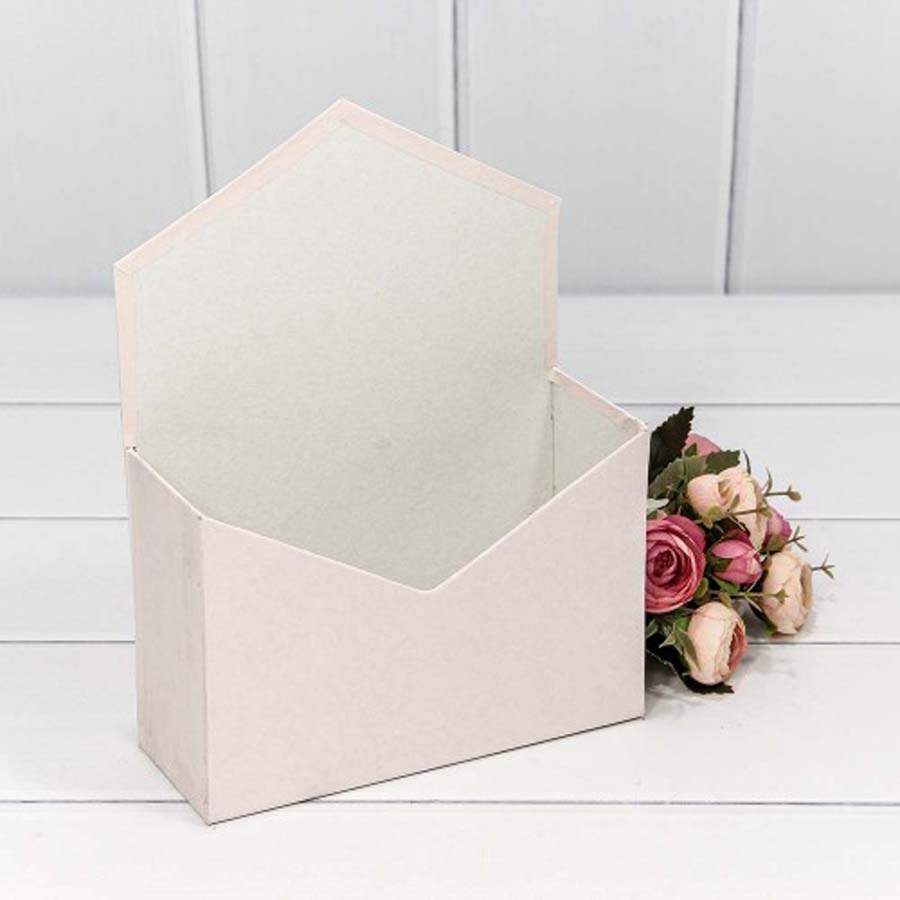 КОРОБКА "КОНВЕРТ" 18*24*7 СМ ПУДРОВЫЙ