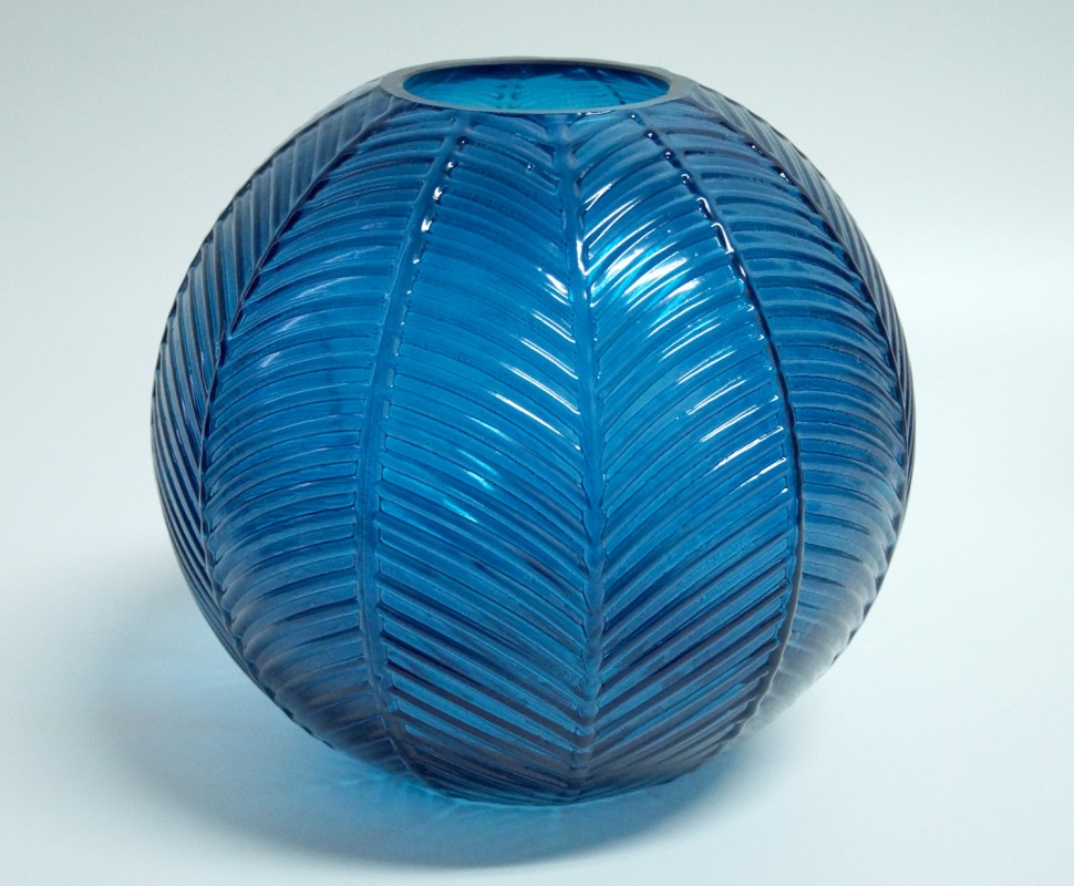 СТОКГОЛЬМ-СКАНДИК МАРСКИ-1 ФОРМЕКС-1 ВАЗА БОЛЬШАЯ С ДЕКОРАТИВНОЙ НАРЕЗКОЙ ЦВЕТНОЙ МИКС