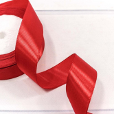 Лента Атласная Сатин 2,5см*25ярд Красный