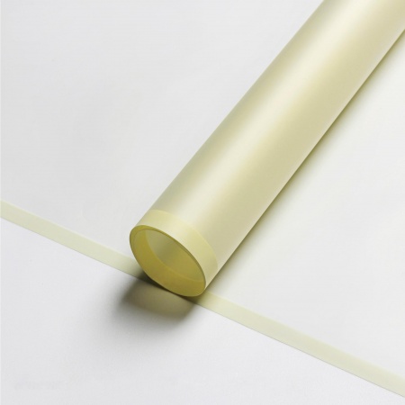 Упак. материал "Листовая пленка с каймой", 58 х 58 см, 20 листов/упак., шампань