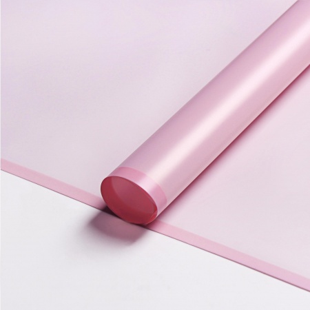 Упак. материал "Листовая пленка с каймой", 58 х 58 см, 20 листов/упак., розовый