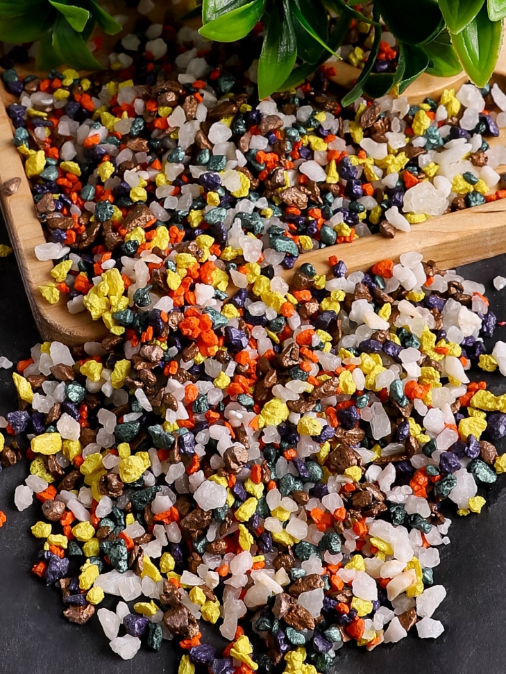 Грунт смесь цветная 1кг 3-5 мм №14