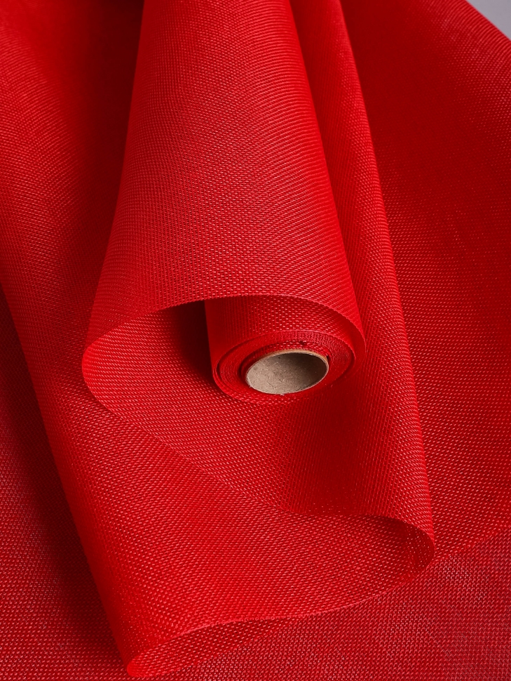 Лен искусственный 47 см × 4,5 см красный