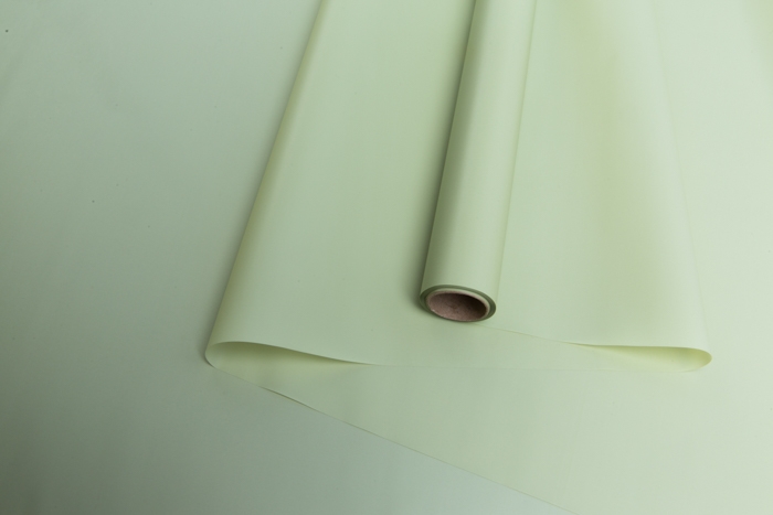 Пленка матовая 60 см × 10 м на втулке фисташковый пастель