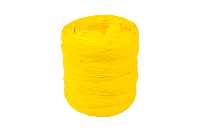 Рафия синтетическая 200 м PL07 лимонная