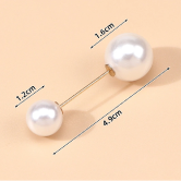 Набор булавок флористических 1,2/1,6 см * 4,5см, 10шт/упак, серебряный