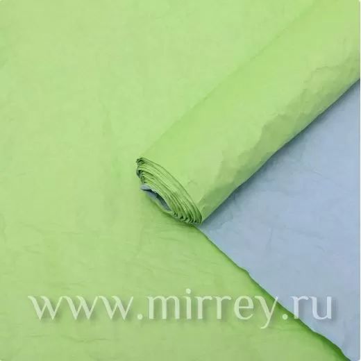 Бумага Эколюкс двухцветная и однотонная 70см * 5 метров± 5% (салатовая/сиреневая)