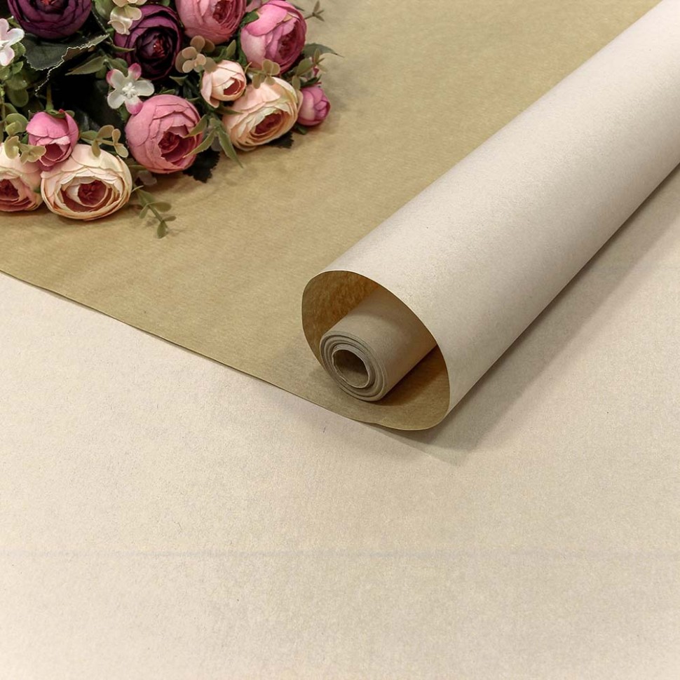 Бумага Крафт 0,7*10м Верже 40г Белый