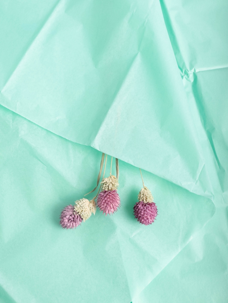 Бумага тишью 50*66 см 10 шт салатовый