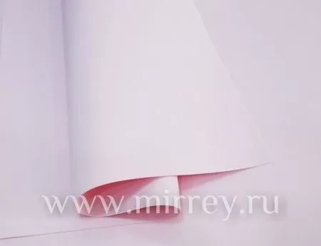 Китайский фоамиран "Пастель", 1 мм. 60 х 70 см. 10 лист./упак. розовая ракушка