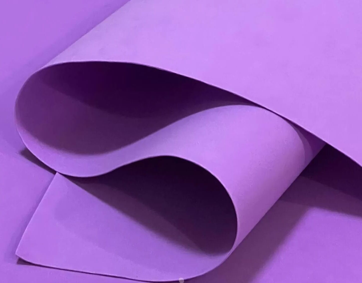 Китайский фоамиран "Зефир", 1.2 мм, 60 × 70 см, 10 лист./упак, лаванда