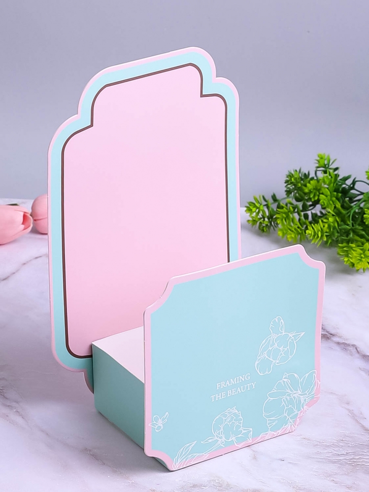 Коробка для цветов Конверт 25х10.5х10.5 К  мятный