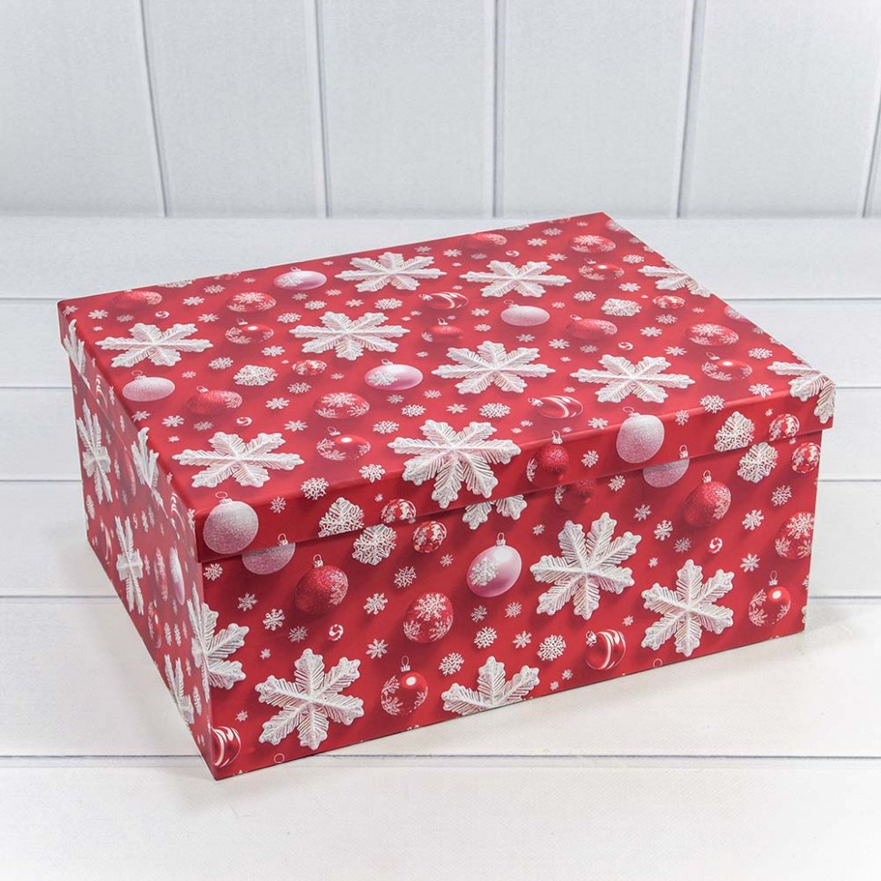 Коробки Набор 10  в 1 Прямоугольные 34×26×15,3 "Новый год" 2629