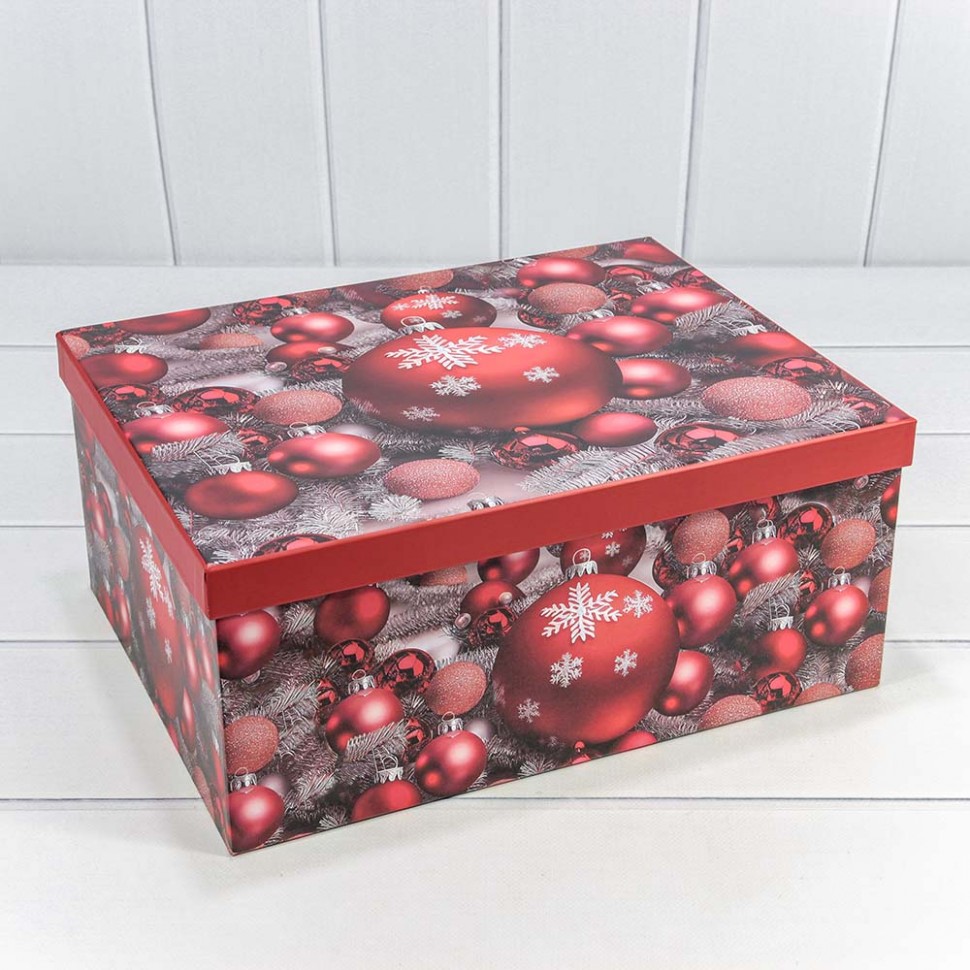 Коробки Набор 10 в 1 Прямоугольные 37,5×29×16 "Новый год" 2603