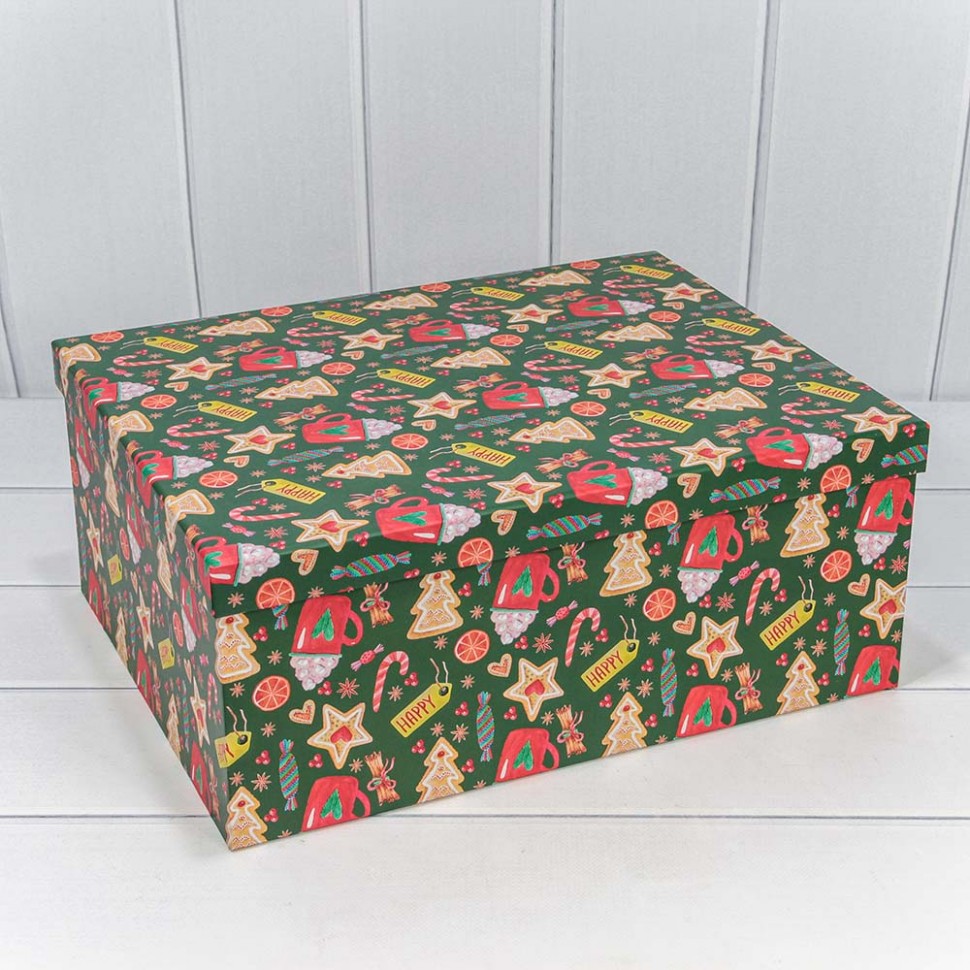 Коробки Набор 15 в 1 Прямоугольные 42,5×33×17,6 "Новый год" 2625