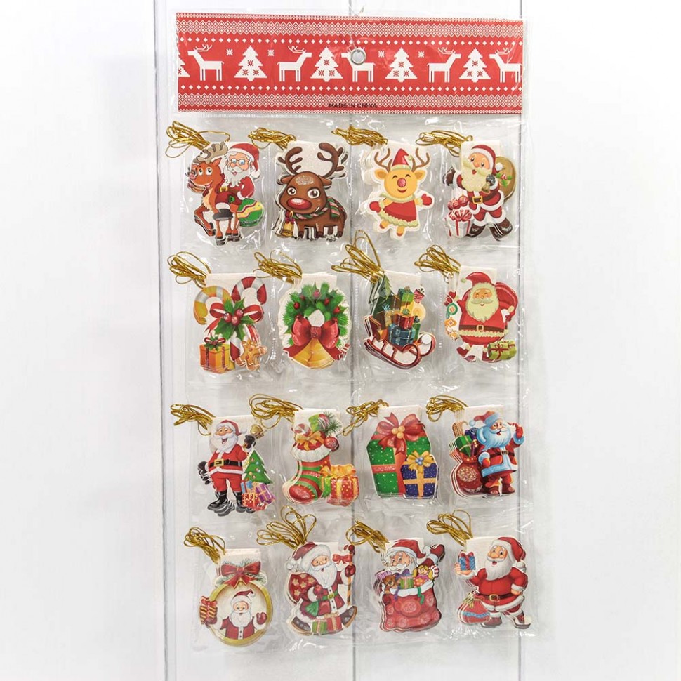 Открытки Набор "Новый год" (микс 11) 5,4*7,2