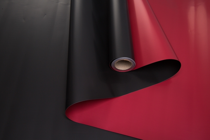Пленка матовая 58 см × 10 м двухсторонняя черный/вишневый