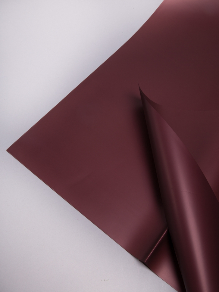 Пленка матовая 58 × 58 см 10 лист 55 мкм однотонная шоколад