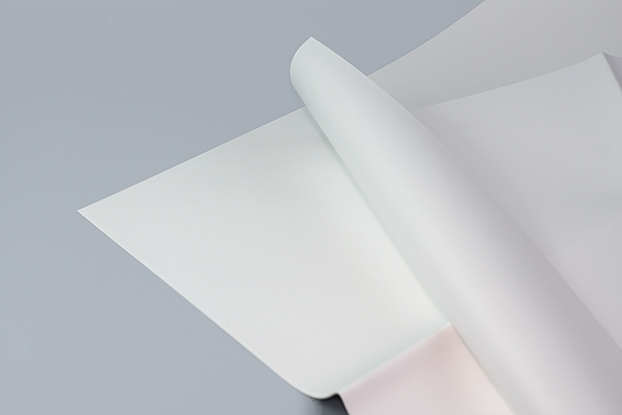 Пленка матовая 58см х 58см 60мкм 10 листов, белый РЦ