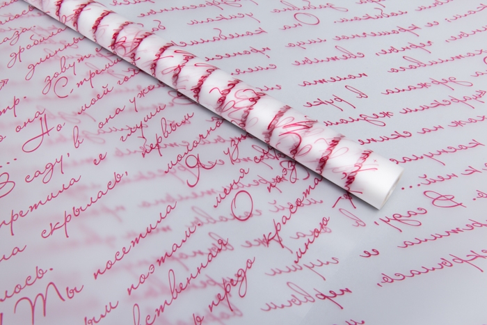 Пленка матовая Муза 70 см × 10 м бордо