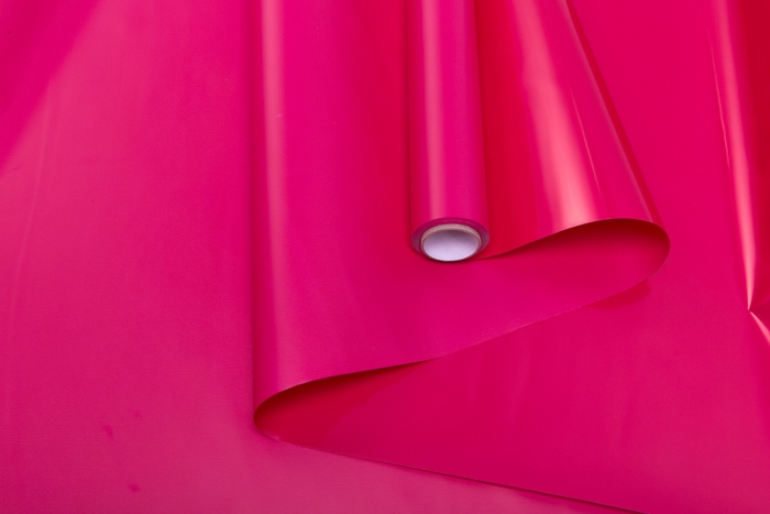 Пленка матовая Пастель 58 см × 10 м на втулке, малиновый РЦ