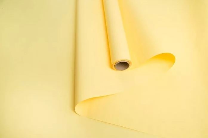 Пленка матовая Пастель 58 см × 10 м на втулке, манго РЦ