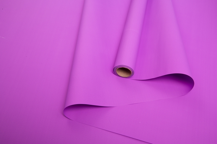 Пленка матовая Пастель 58см х 10м на втулке, фиалка