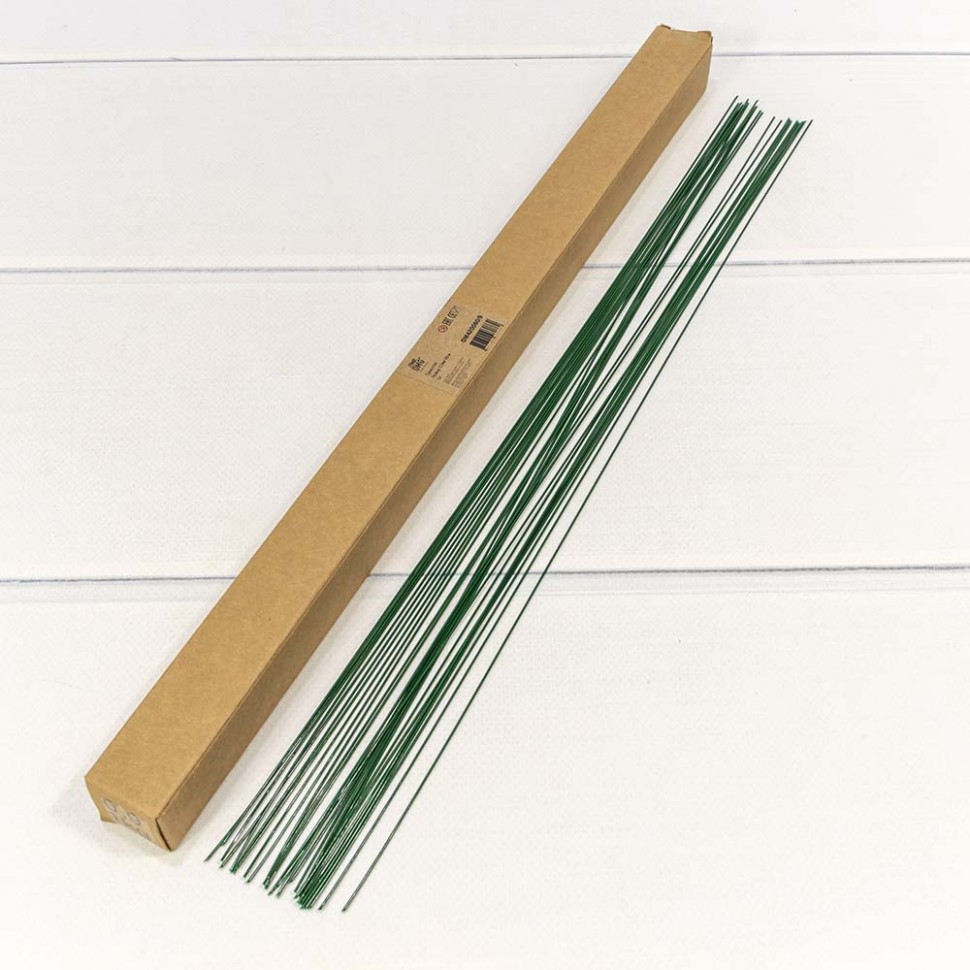 Проволока для гербер 0,9мм*40см Зелёный 1/1кг