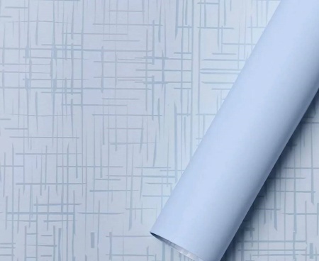 Упак. материал флористическая пленка "Матрица", 65 мкр, 58 см × 10 м, светло-голубой